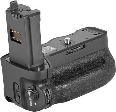 Грип для камери Sony Alpha (A7RIV, A7SIII, A7IV, A9II) з подвійним акумулятором, подібний до VG-C4EM, чорний