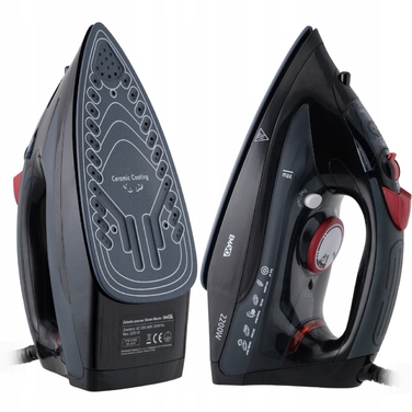 Парова праска Emavo з керамічною підошвою, 2200 Вт, Anti-Drip, Anti-Calc, 280 мл