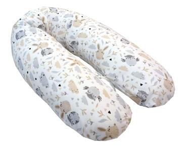 Подушка для годування та вагітності Emi&Sam 170см, чохол (тільки чохол), принт 