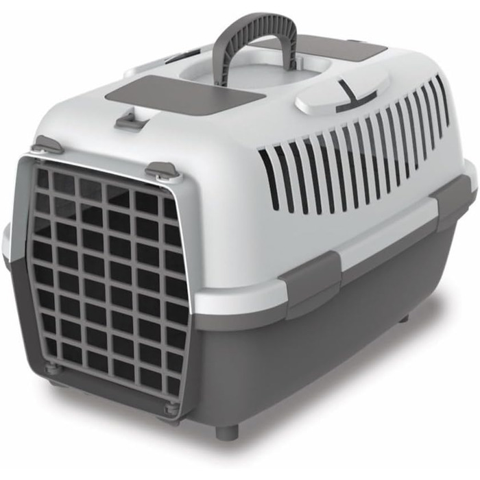 Транспортний бокс для котів та собак Noade 2 - міцний бокс з поліпропілену, 55x36x35 см, до 8 кг