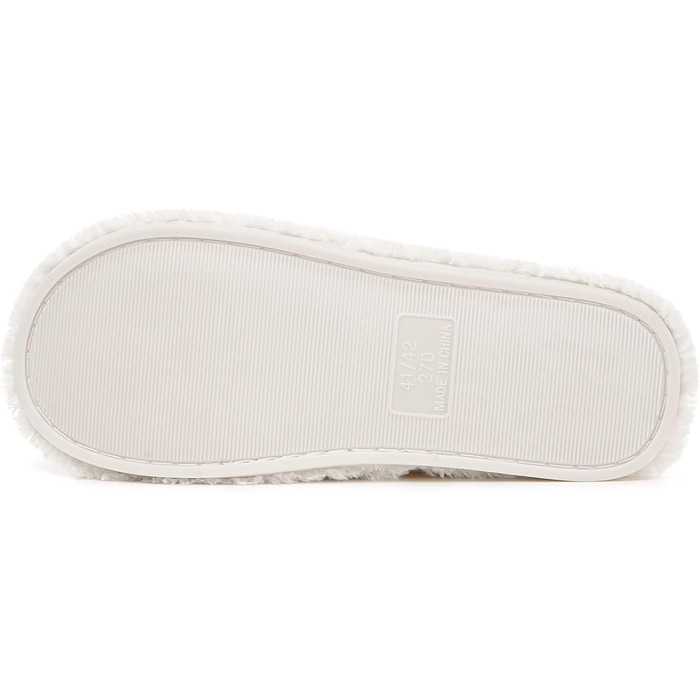 Домашні тапочки Dokela для жінок та чоловіків, зручні, з піною пам'яті, з штучним хутром, легкі, антиковзаючі (46/47 EU, білі)