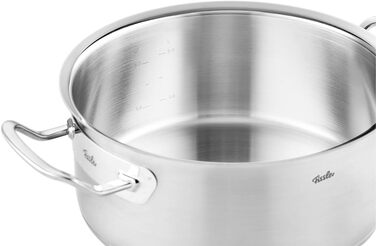 Каструля Fissler Original-Profi 1,4 л, нерж. сталь, з металевою кришкою, для індукції, 24 см