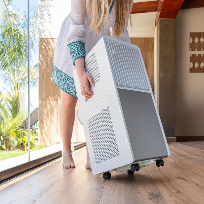 Мобільний кондиціонер Cecotec ForceClima 9450 Style Heating: 9000 BTU, 25 м², Wi-Fi, Пульт, LED, 5 режимів, тепловий насос