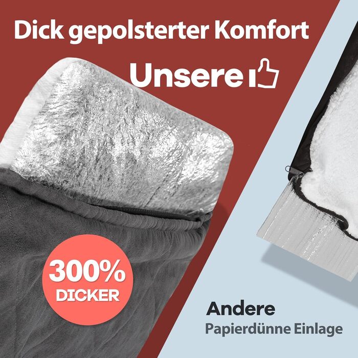 Самогріюча ковдра для собак та котів Mora Pets, 89 x 58 см, темно-сірий велюр