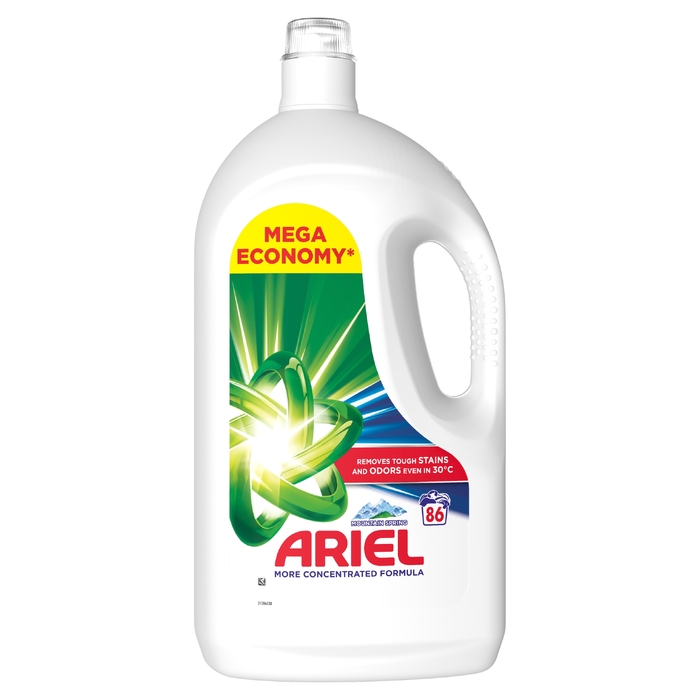 Рідкий засіб для прання Ariel, Mountain Spring, 86 прань