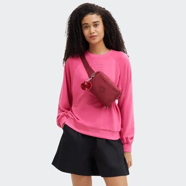 Сумка Kipling ABANU MULTI, червона, жіноча, нейлон