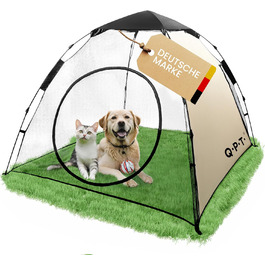 Клітка-забіг для цуценят та котів Outdoor, клітка-забіг XXL для собак та котів, розбірний захист від сонця, Pop-up система