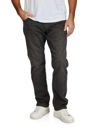 Джинси чоловічі TOM TAILOR Marvin Straight Fit, еластичні, блакитні/чорні, розміри 30-42