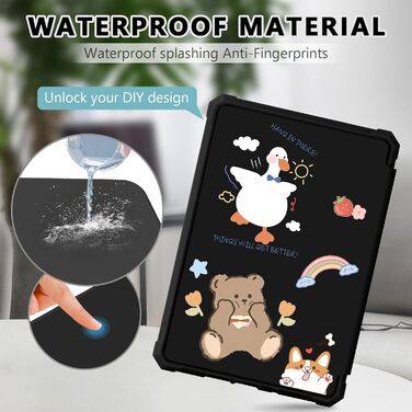 Чохол для Kindle Paperwhite 7' та Kindle Colorsoft Signature Edition (2024/2025), легкий, водонепроникний, з магнітною застібкою (чорний)