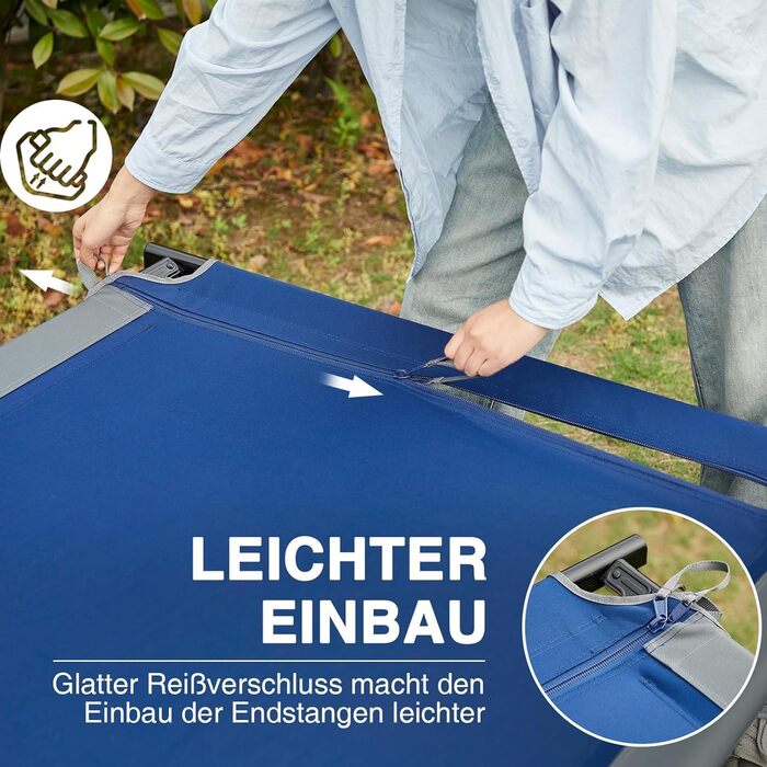 EVER ADVANCED Folding Cot - XXL Size