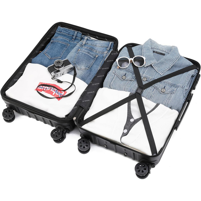 Валіза BEIBYE, рол-валіза, жорсткий корпус, TSA замок, подвійні колеса, розширення, темно-зелений (76 см)