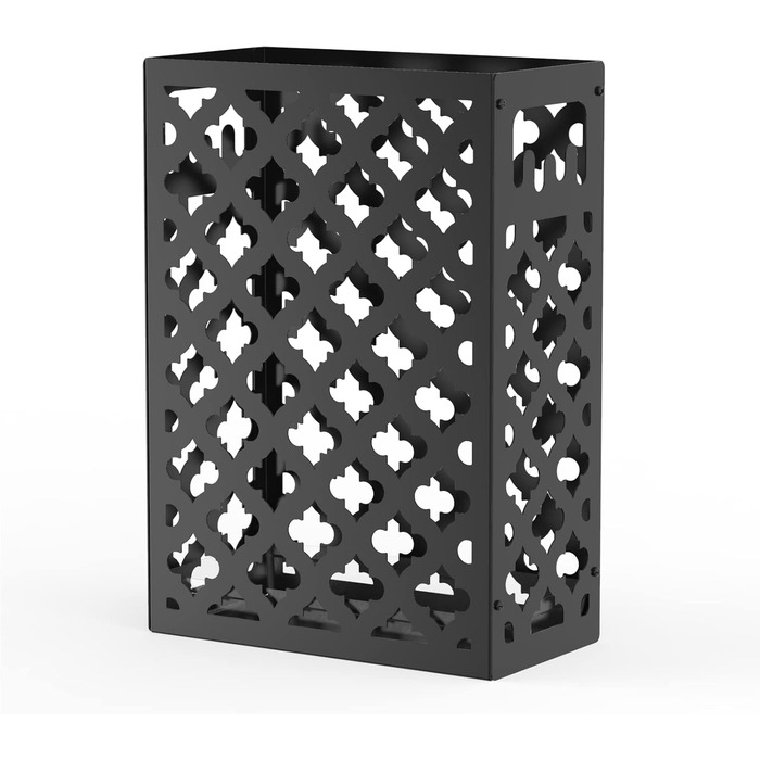 Mango Monstera Umbrella Stand - Black | Modern Plant Stand for Entryway