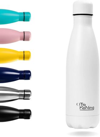 Термос-пляшка з нержавіючої сталі Otto Koning, 500 мл - подвійні стінки, вакуумна ізоляція, BPA-free