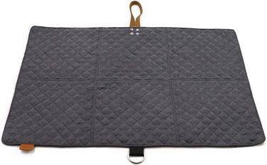 Килимок для собак Paws&Co: портативний, складаний, 75x50 см (M, сірий)