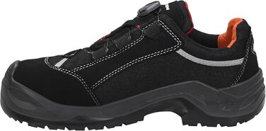 Робочі черевики ELTEN SENEX BOA ESD S3 для чоловіків, текстиль, алюмінієва захисна капа, легкі, спортивні, чорно-червоні, розмір 43