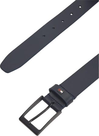 Чоловічий шкіряний ремінь Tommy Hilfiger Layton 3.5 (Space Blue), розмір 90
