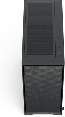 Корпус для ПК Fractal Design Pop Air 2 Black TG Mesh ATX, 3x 120 мм вентилятори, чорний, загартоване скло