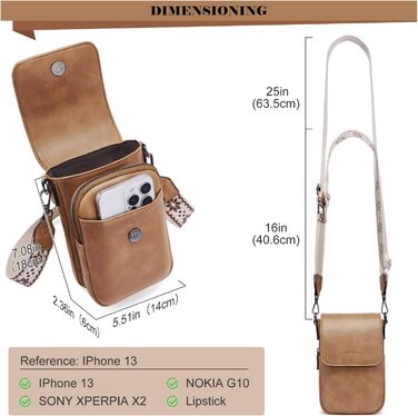 Сумка-органайзер на шию MUIIKOLA з RFID-захистом для телефону, велика місткість, екошкіра, жіноча, з гаманцем, жовто-хакі