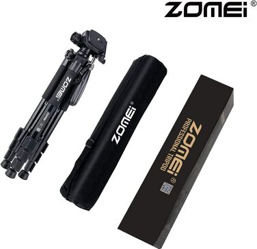 Штатив ZOMEI Q111 для камери та смартфона, алюмінієвий, легкий, 47–140 см, чорний