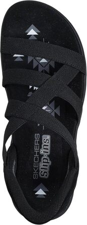 Сандалі жіночі Skechers Reggae Slim Stretch Flex Slip-Ins чорні 39 EU