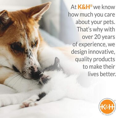 K&H Pet Products Elevated Outdoor Dog Bed, Breathable, Cooling, Elevated Cot Bed, Hammock for Large Dogs, Washable Mesh Cover, Elevated Metal Frame, Foldable