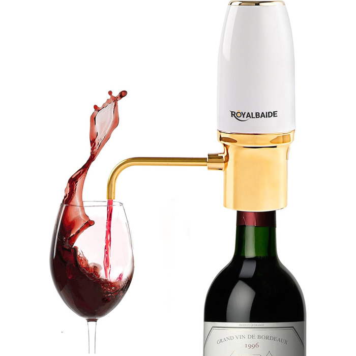 Electric Wine Aerator Dispenser, Electric Smart Decanter with Rechargeable USB Port, Electric Wine Decanter and Wine Dispenser Pourer, Wine Gift for Mother and Wife