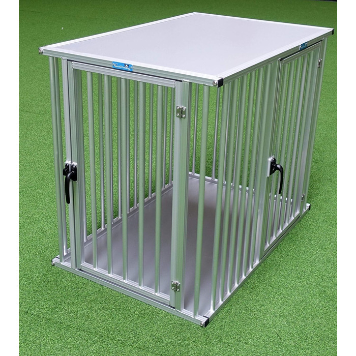 Callieway® ALU DOGBOX - алюмінієва переносна клітка для собак (XL/XXL)