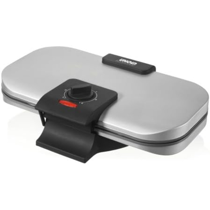 UNOLD 48241 Вафельниця серцеподібна, 1200 Вт, регулювання температури, антипригарне покриття, піддон для тіста, ізольовані ручки