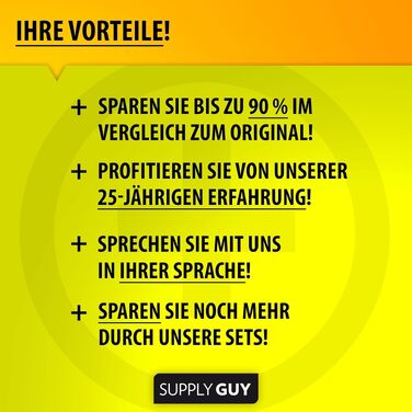 Комплект картриджів Supply Guy 580XXL 581XXL для принтерів Canon Pixma TS705, TS6350, TR8550, TS9550 (5 шт, XXL)