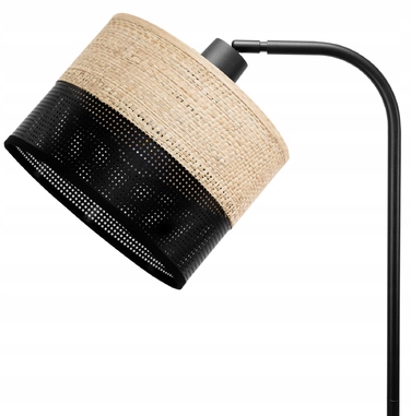 Підлогова лампа Glimex Modern E27 60 Вт, бежевий, коричневий, чорний