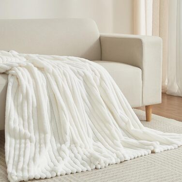 Плюшевий м'який плед Luofanfei 180x200 см, салатовий, велюровий, з ефектом бульбашок, теплий, з флісу, для ліжка, дивана, кімнати