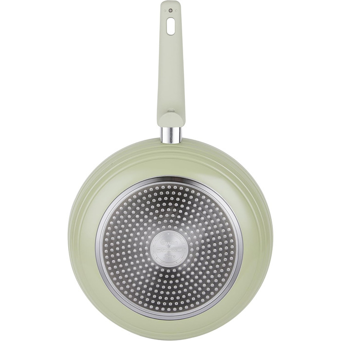 Набір сковорідок Swan SWPS5020GN, 5 шт., ретро-дизайн, алюміній, зелений, 29.5x47x18 см