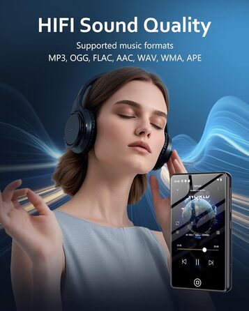 MP3 плеєр AGXOV з Bluetooth та WiFi, Android 4.02
