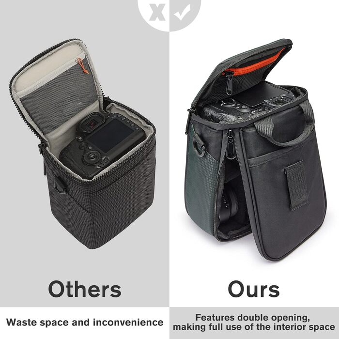 Водонепроникний захисний чохол для камери S-Zone: DSLR, SLR, беззеркальні моделі, об'єктиви та аксесуари