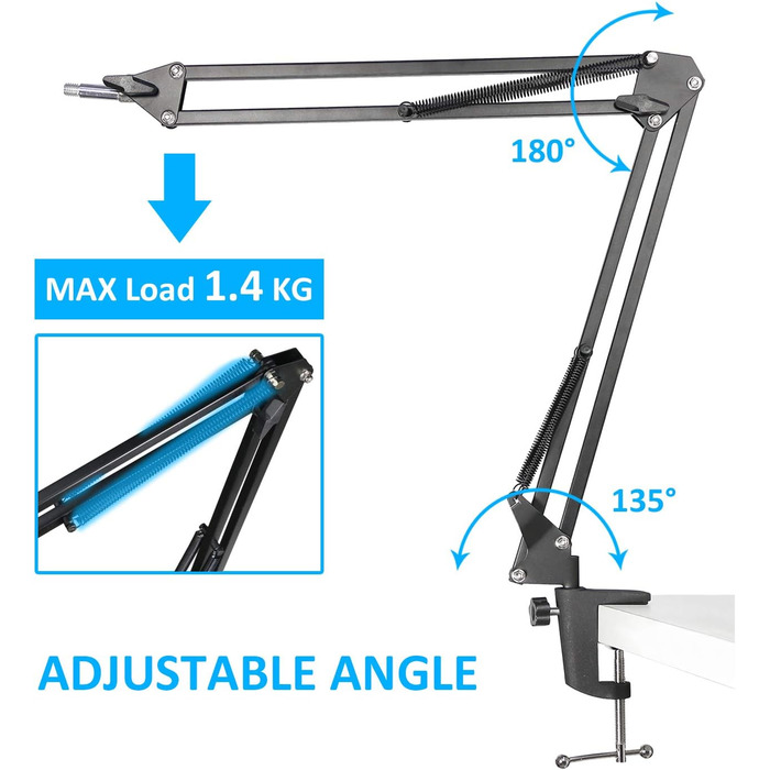 Кріплення для мікрофона YOUSHARES Razer Seiren Mini/V3 Mini – професійний тримач з вітрозахистом для геймінгу, стрімінгу та подкастингу