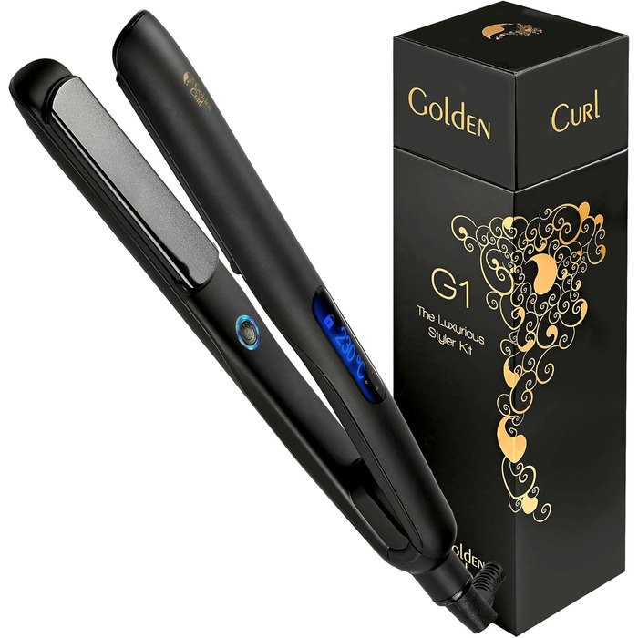 2-in-1 Hair Straightener & Curling Wand - Black G1 - 5 Year Worry-Free Guarantee