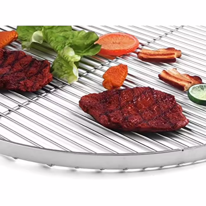 Three-Leg Grill Stand T 180 Swivel - Swivel Grill with Grate (Stainless Steel, 60 cm)