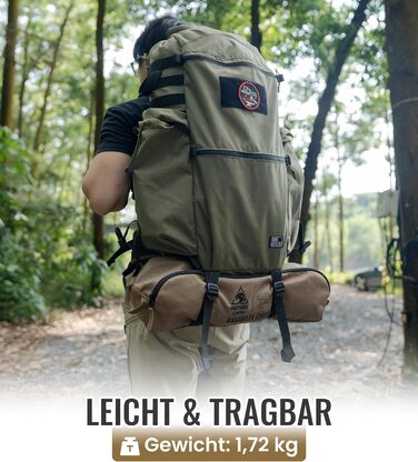 Кемпінговий стілець OneTigris OASISFLEX розкладний, висока спинка, до 150 кг, коричневий