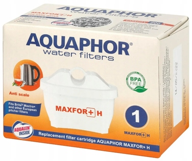 Смінні фільтри Aquaphor Maxfor+ H для жорсткої води до фільтруючого глека, 6 шт.