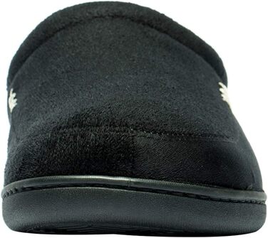 Чоловічі халапи NewDenBer з меморі-піною, теплі, зручні, зимові, з антиковзкою підошвою, чорні, 45/46 EU