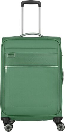 Валіза Travelite MIIGO 77 см, 90-96 л, з розширенням, з TSA замком, з перероблених матеріалів, колір: мат-зелений