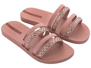 Сандалі жіночі Ipanema Chic Slide Pink Tile Brown 38 EU – Шльопанці для пляжу та басейну