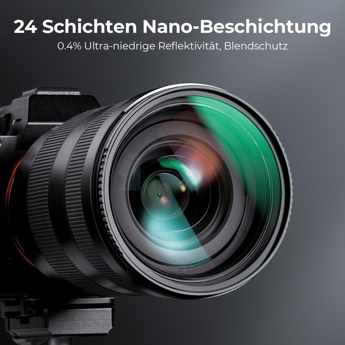 Фільтри нейтральної сірої нейтральності K&F Concept Nano D-Serie для об'єктивів 49mm (ND8+ND64+ND1000)