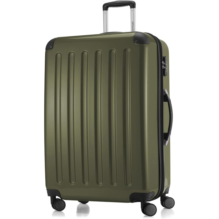 Чемодан Alex Hartschalen - валіза-тележка, валіза-роллік, 74 л (Авокадо, комплект)