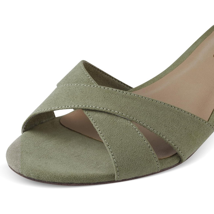 Босоніжки жіночі Tamaris Vegan Elegant (38 EU, зелений пістаціо) - Елегантні сандалії з екошкіри