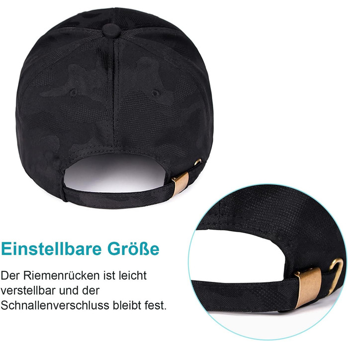 Кепка бейсболка iMeshbean з регулюванням, камуфляжний принт, універсальний розмір, для чоловіків та жінок, спортивна, для відпочинку, на кожен день, темно-зелений колір