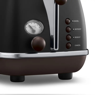 Тостер De'Longhi CTOV 2103.BK, чорний, 900 Вт