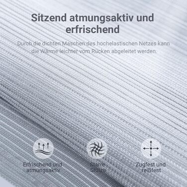 Ергономічне крісло для офісу з регульованою підголовником, крісло для робочого столу з широким сидінням, підтримкою попереку, офісне крісло 200 кг, сітчасте крісло, крісло для дому та офісу, комп'ютерне крісло EN 1335, сіре