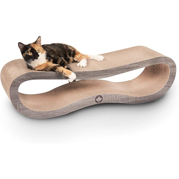 Котячий будиночок Orbit 2.0: когтеточка, лежанка для котів | Темно-сірий | 84 x 24 x 23 см