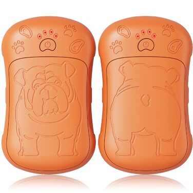 Електричні грілки для рук, 2 шт. 6000 мАг, акумуляторні, багаторазові, для спорту, полювання, кемпінгу, теплий подарунок для жінок, чоловіків, дітей (Помаранчевий)